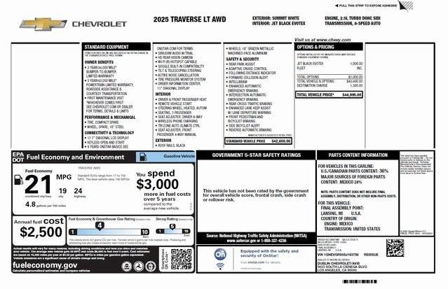2025 Chevrolet Traverse LT