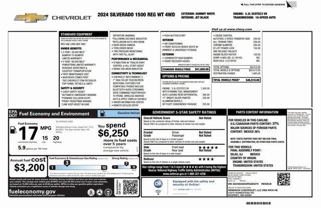 2024 Chevrolet Silverado 1500 WT
