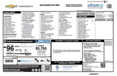2024 Chevrolet Blazer EV RS