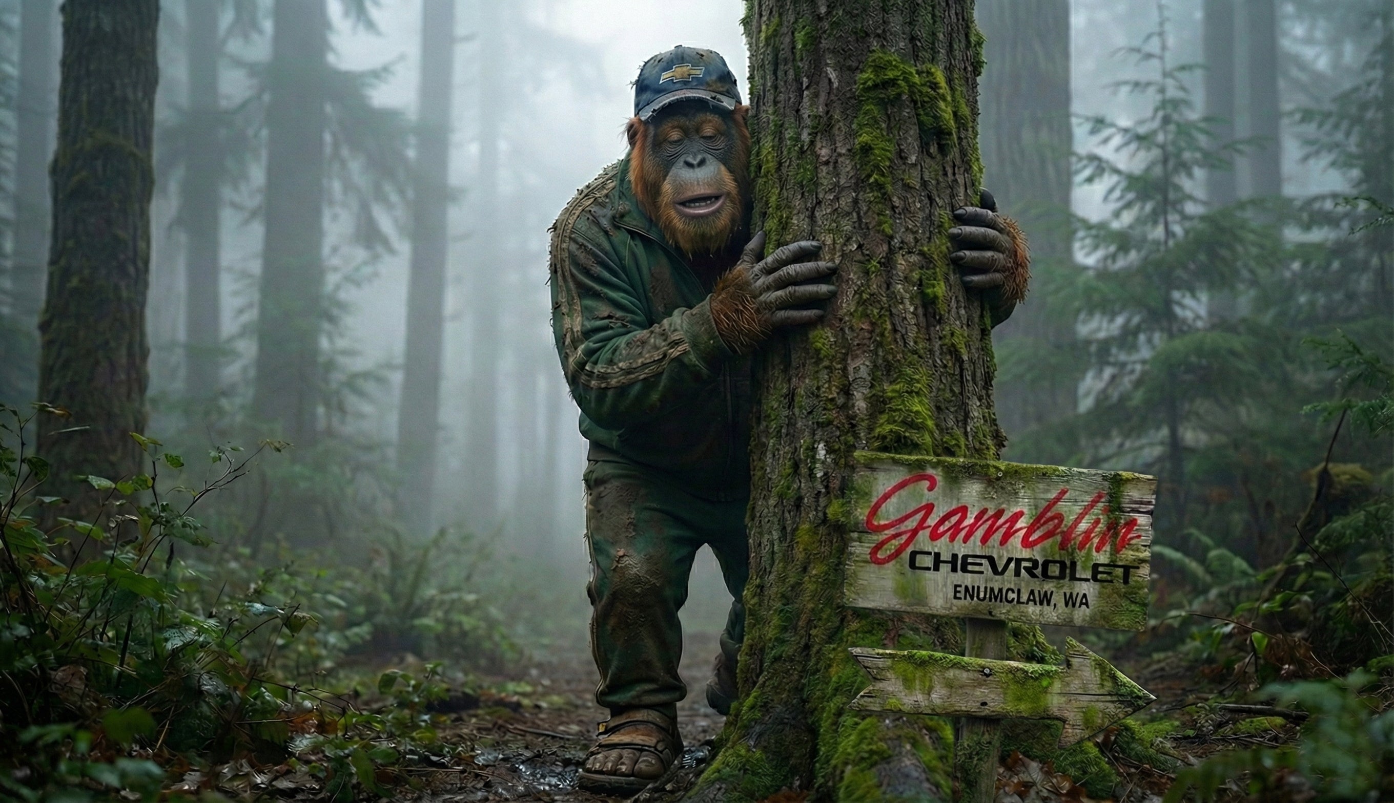 Gambo emerging from the Cascades