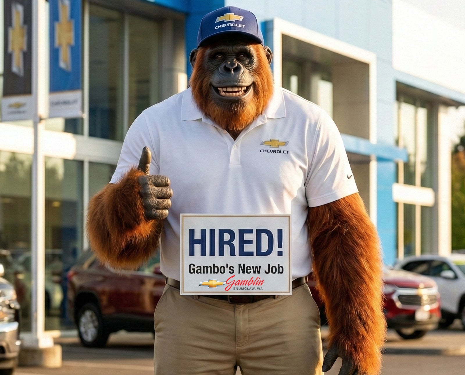 Gambo's first customer interaction