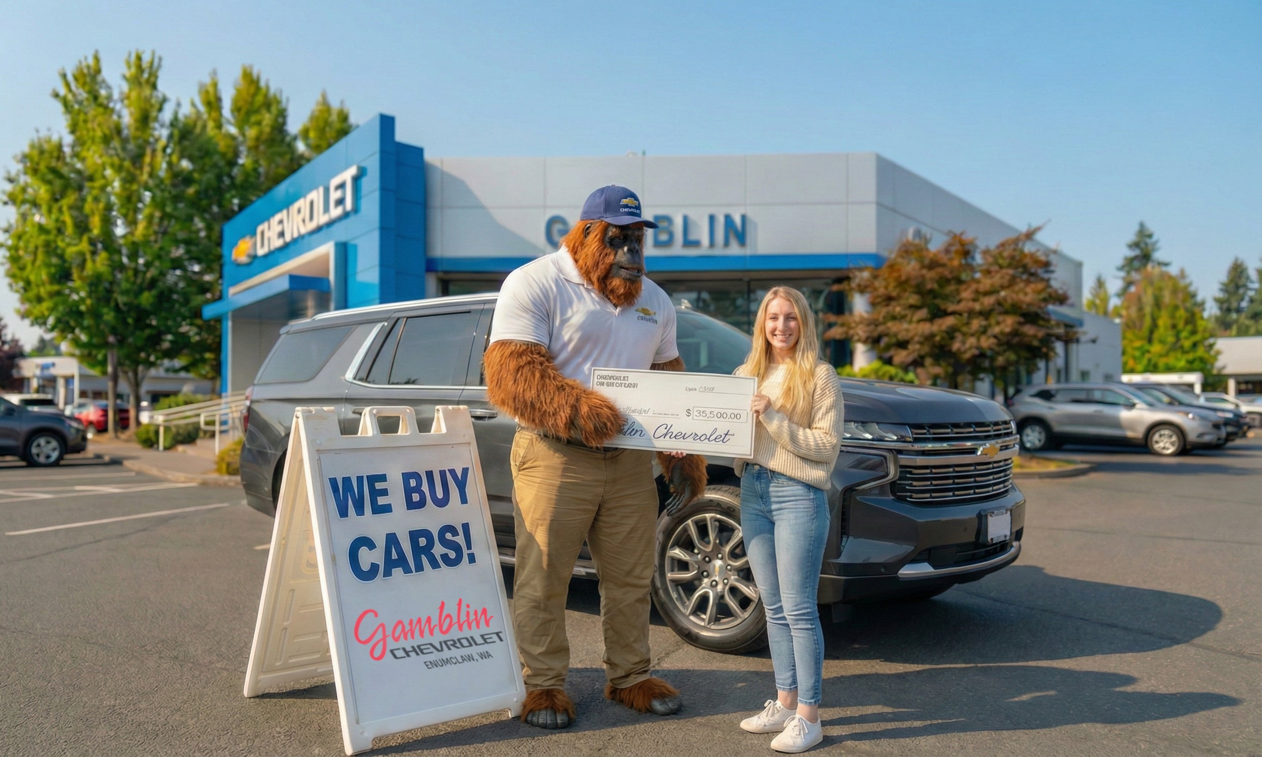 Value, Trade, or sell your vehicle at Art Gamblin Motors in Enumclaw WA